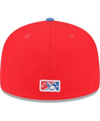 Men's Coral Fayetteville Woodpeckers Copa De La Diversion 59FIFTY Fitted Hat