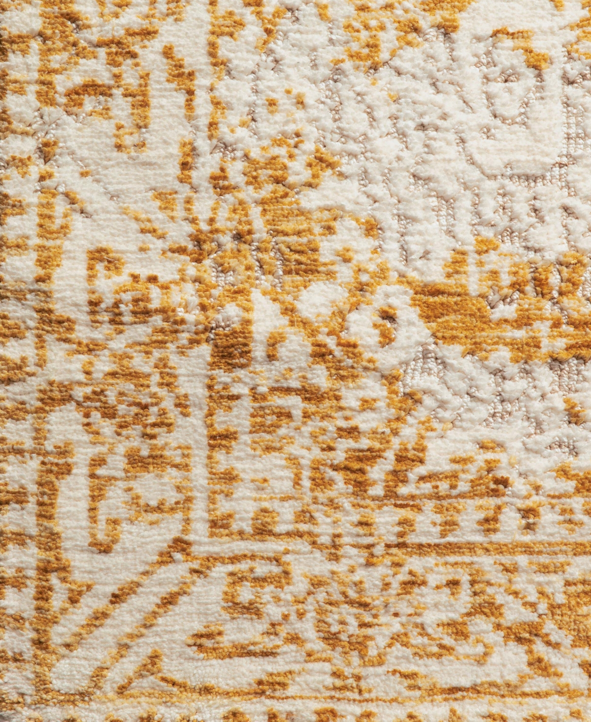 Shop Magnolia Home By Joanna Gaines X Loloi Lindsay Lis-01 7'9" X 9'9" Area Rug In Gold,white