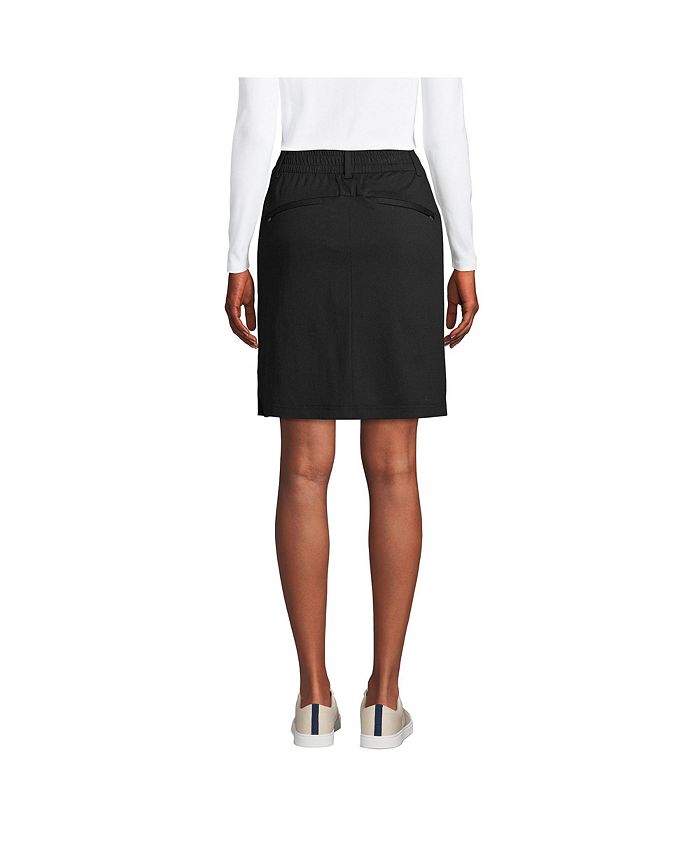 Lands' End Women's Flex High Rise Pull On Skorts Macy's