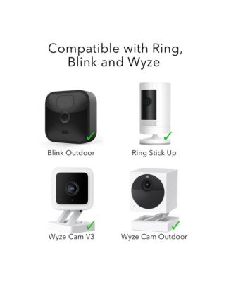 Bird Feeder Camera Case Compatible with Blink, Wyze, and Ring Cam - Bird Feeder for Bird Watching with Your Security Cam - (Camera NOT Included)
