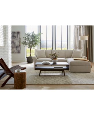 CLOSEOUT! Wrenley 99" 3-Pc. Fabric Modular Chaise Sectional Sofa, Created for Macy's