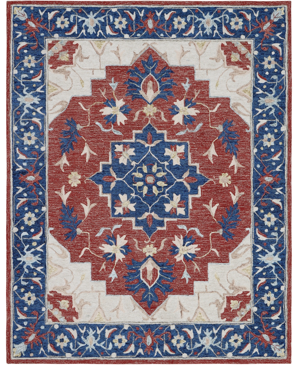 Creative Rugs Decor De-Soto D-1734 5' x 8' Area Rug - Rust