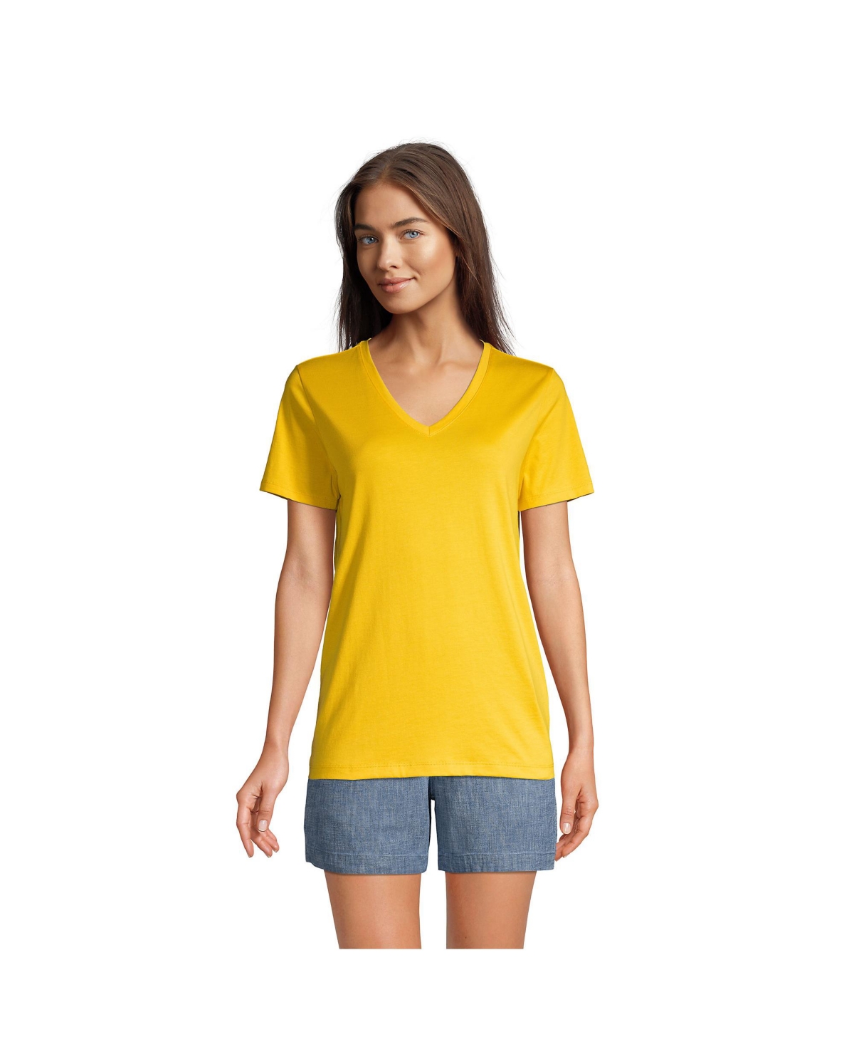 Lands end women's short sleeve t shirts on sale