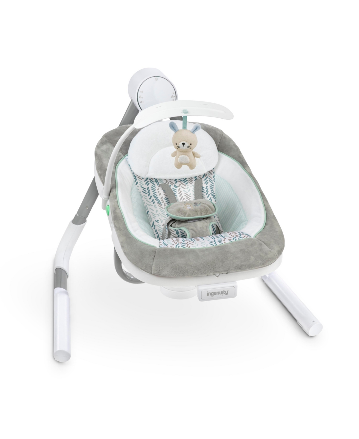 Ingenuity Baby Anyway Sway Dual-direction Portable Spruce Swing In Gray