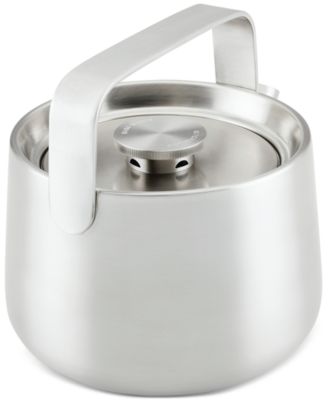 Stainless Steel Whistling Induction Teakettle, 1.9-Quart