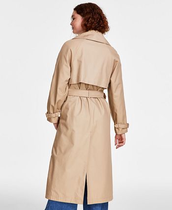 Jeans Cotton Klein Calvin Trench Soft Jacket - Gabardine Macy\'s Women\'s Raglan-Sleeve