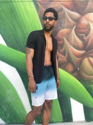 Men's 9" NO Liner Board Shorts Elastic Waist Quick Dry Swim Trunks