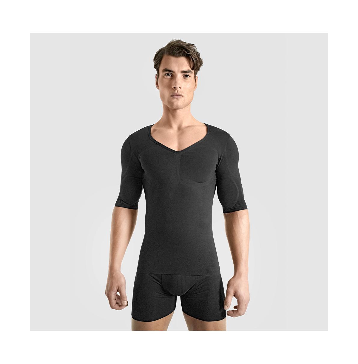 Men's Stealth Padded Muscle Shirt - Black