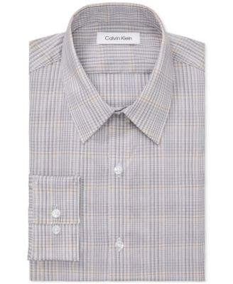 Calvin Klein - Men's Extra-Slim Fit Stain Shield Untucked Dress Shirt