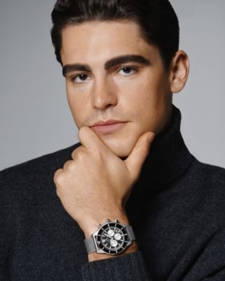 Men's Brandon Stainless Steel Bracelet Watch 1011ABRS