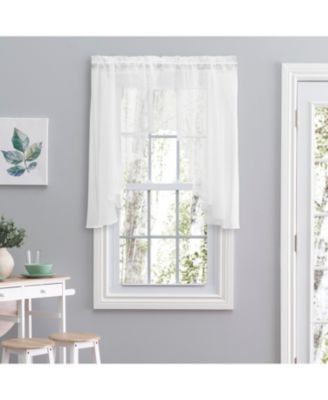 Sea Glass Swag Curtain Pair 62"W x 63"L
