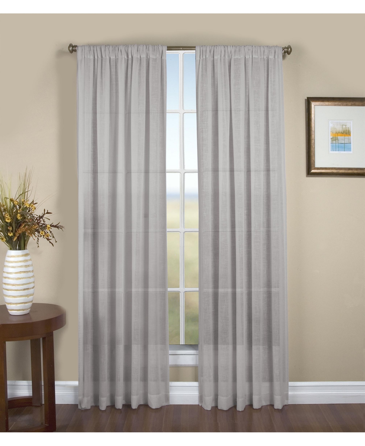 Ricardo Shannon Rod Pocket Panel Curtain 52"W x 96"L