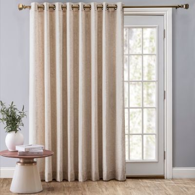 New Castle Lined Grommet Patio Curtain Panel 106"W x 84"L