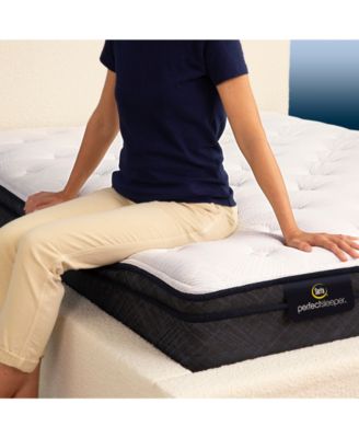 Perfect Sleeper Adoring Night 11" Plush Euro Top Mattress Set, King
