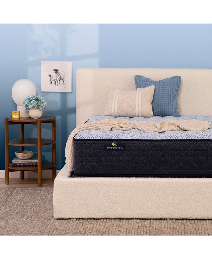 Serta Perfect Sleeper Blue Lagoon Night 13.5" Medium Mattress SetFull