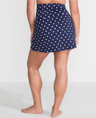 Women's Tummy Control Ultra High Waisted Modest Swim Skirt Swim Bottoms