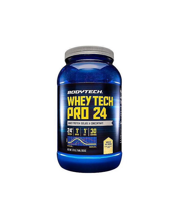 BodyTech Whey Tech Pro 24 Whey Protein Isolate & Concentrate Powder