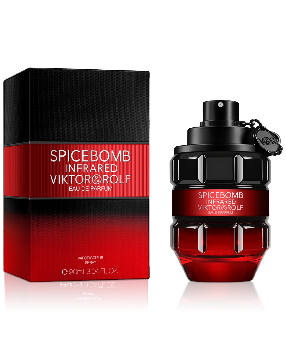 Shop Viktor & Rolf Men's Spicebomb Infrared Eau De Parfum Spray, 3.04 Oz. In No Color