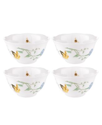 Butterfly Meadow Rice Bowls, Set of 4