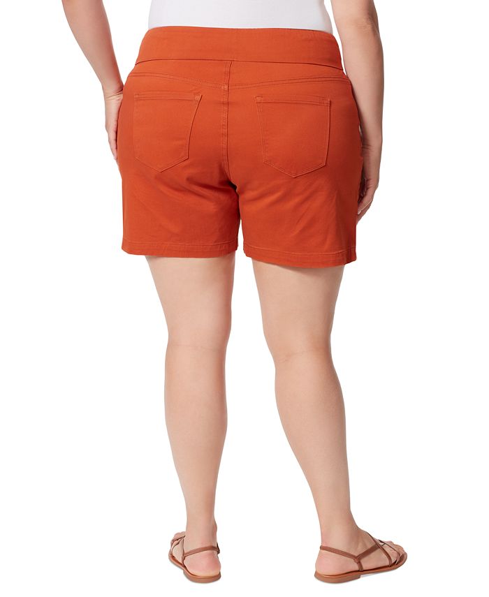 Gloria Vanderbilt Plus Size Amanda High Rise PullOn Shorts Macy's