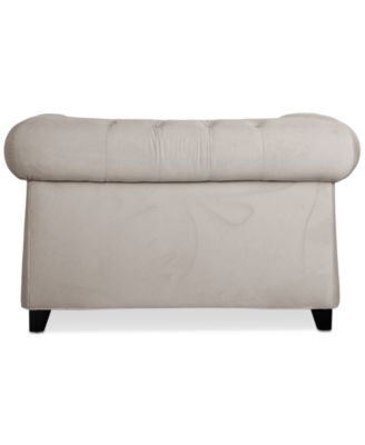 CLOSEOUT! Kallison 52" Fabric Arm Chair, Created for Macy's