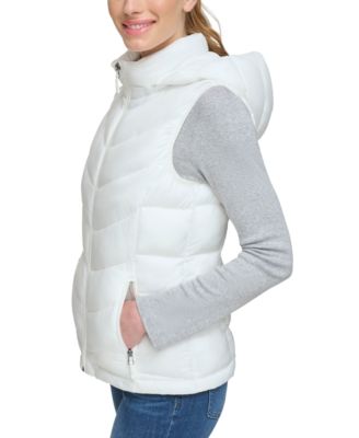 Women's Packable Hooded Puffer Vest, Created for Macy's