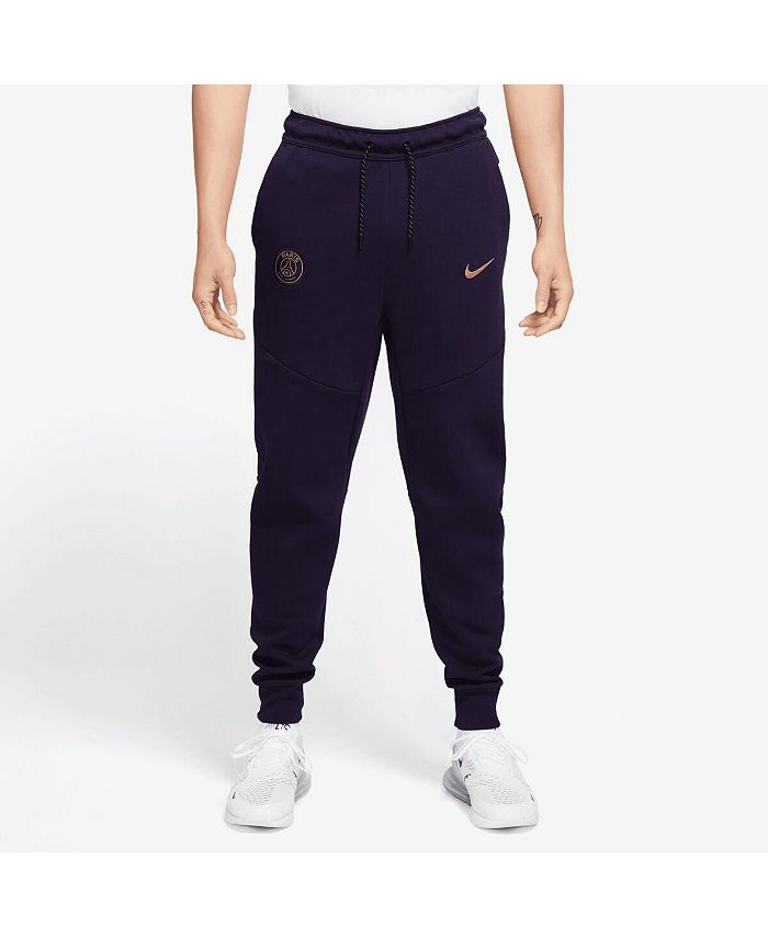 Nike Men's Navy Paris Saint-Germain Tech Fleece Jogger Pants - Macy's