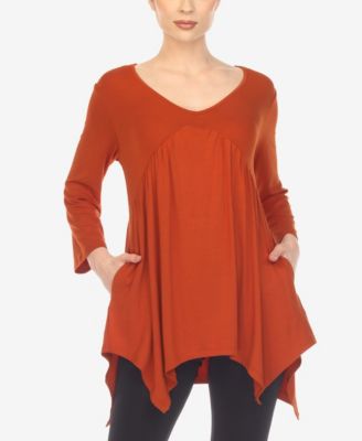 Women's Empire Waist Tunic Top