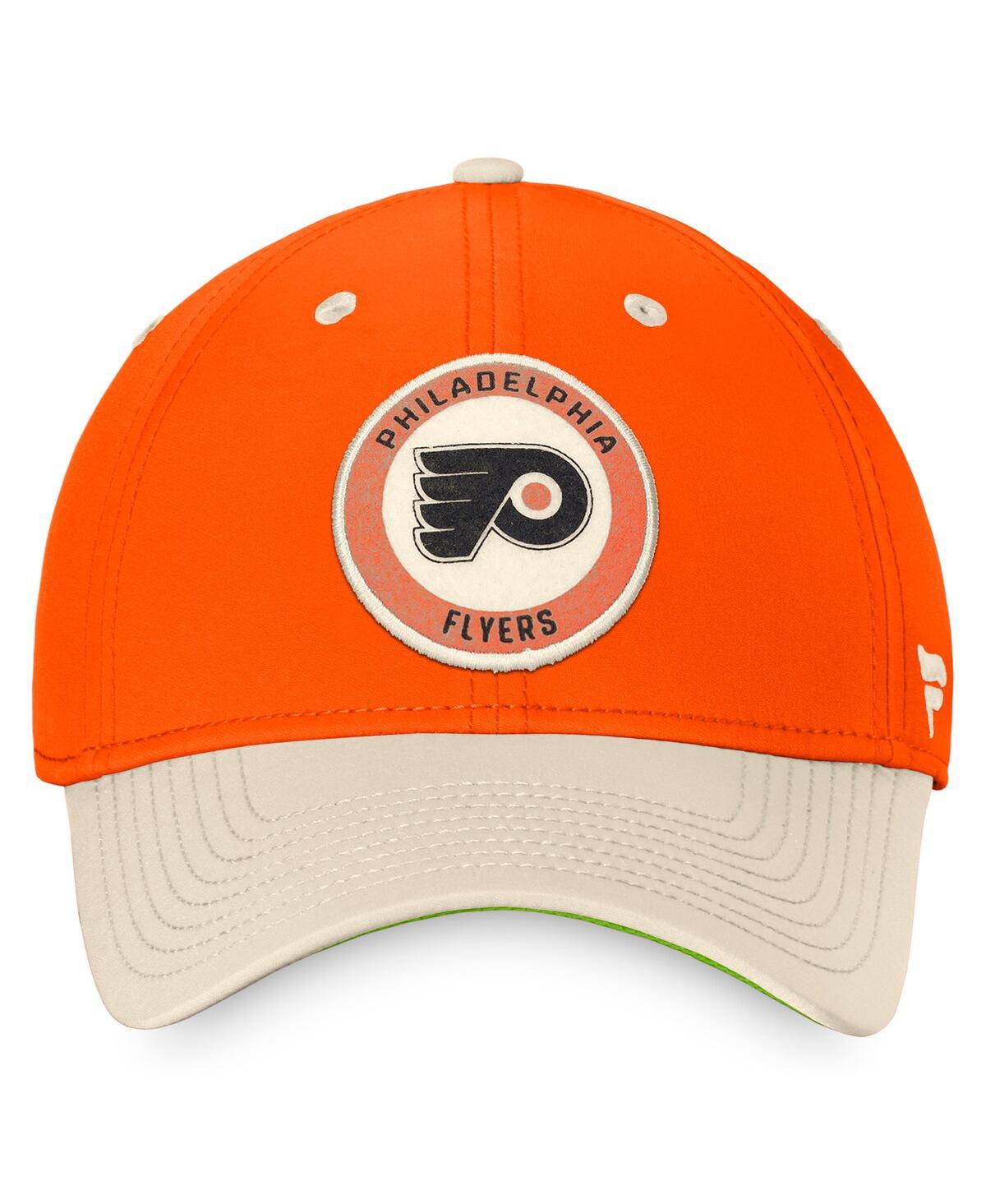 Men's Fanatics Khaki Philadelphia Flyers True Classics Retro Flex Hat - Khaki