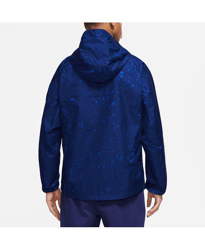 Nike Men's Navy USMNT AWF Raglan Full Zip Hoodie Jacket Macy's