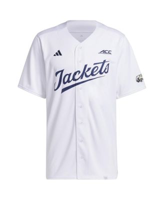 Men's White Georgia Tech Yellow Jackets Team Baseball Jersey