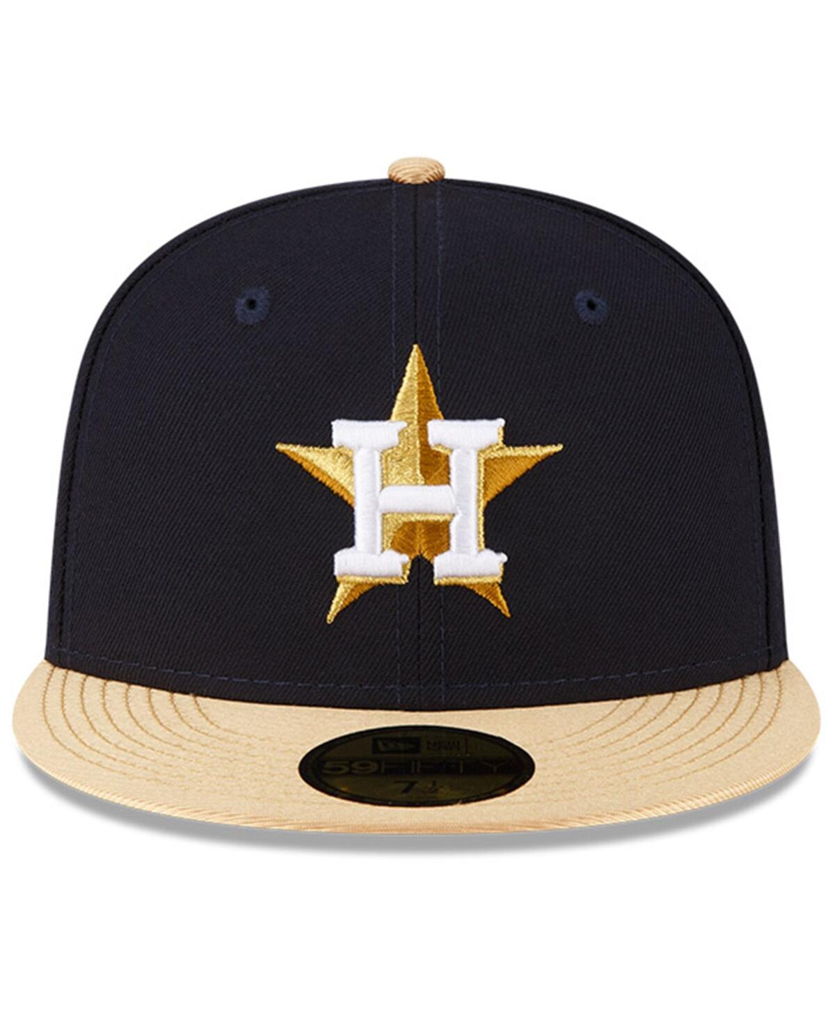 Men's New EraHouston Astros 2023 Gold Collection 59FIFTY Fitted Hat - Navy