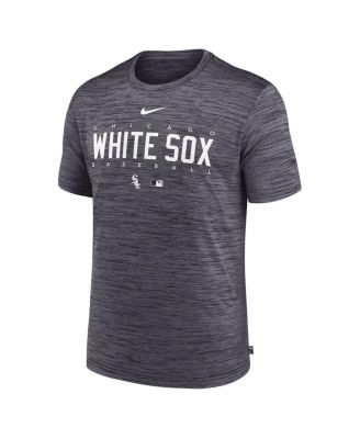 Men's Heather Charcoal Chicago White Sox Authentic Collection Velocity Performance Practice T-shirt