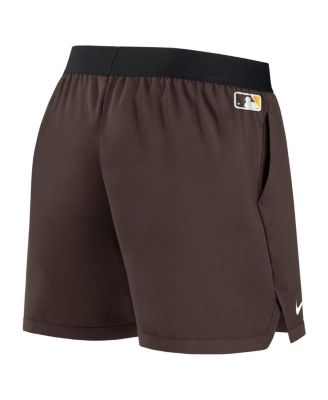 Women's Brown San Diego Padres Authentic Collection Team Performance Shorts