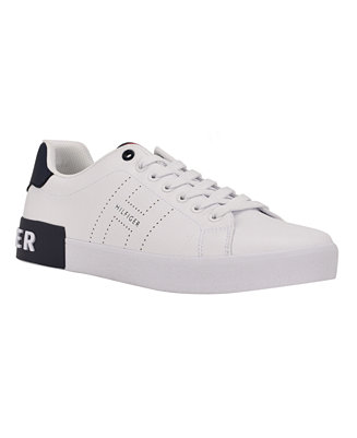 Tommy Hilfiger Men's Rezmon Lace Up Low Top with H Logo Sneakers - Macy's