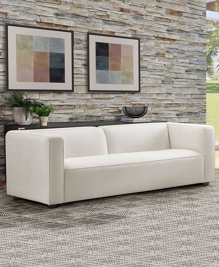 Abbyson Living Kyle 95" StainResistant Fabric Sofa Macy's
