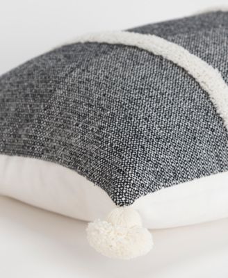 Modern Strip Lumbar Decorative Pillow, 14 x 26