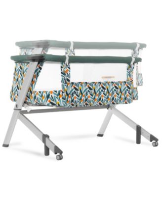 Baby JPMA Certified Skylar Portable Bassinet & Bedside Sleeper, Blue