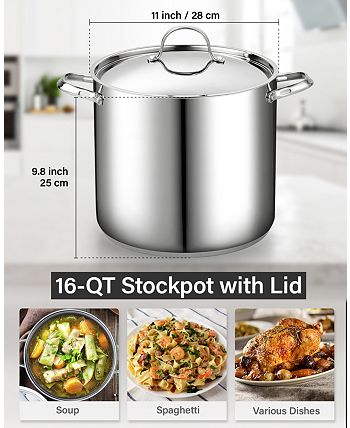 Cooks Standard Classic Stockpot, 20 Quart, Stainless Steel