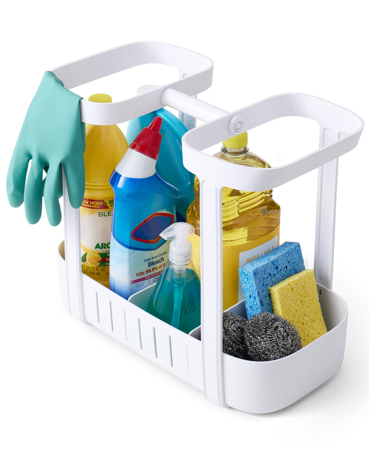 Youcopia Sinksuite Under Sink Cleaning Caddy In White