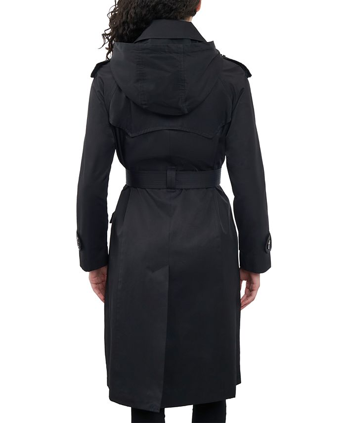 London fog online black trench coat
