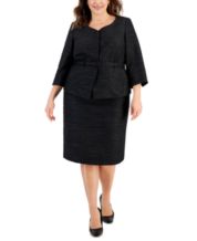 Le Suit Black Women s Plus Size Work Clothes and Business Attire