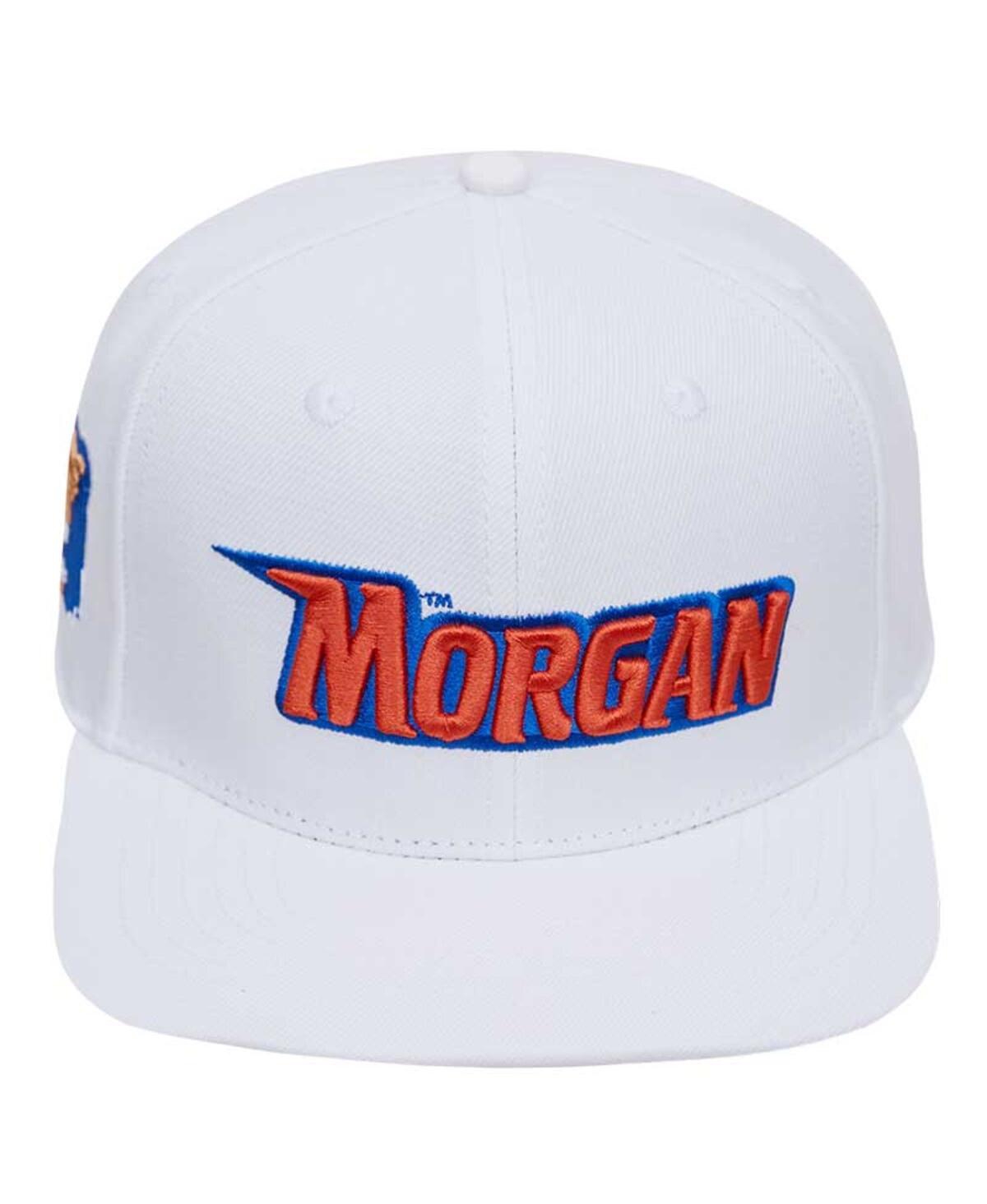 PRO STANDARD MEN'S PRO STANDARD WHITE MORGAN STATE BEARS EVERGREEN WOOL SNAPBACK HAT 