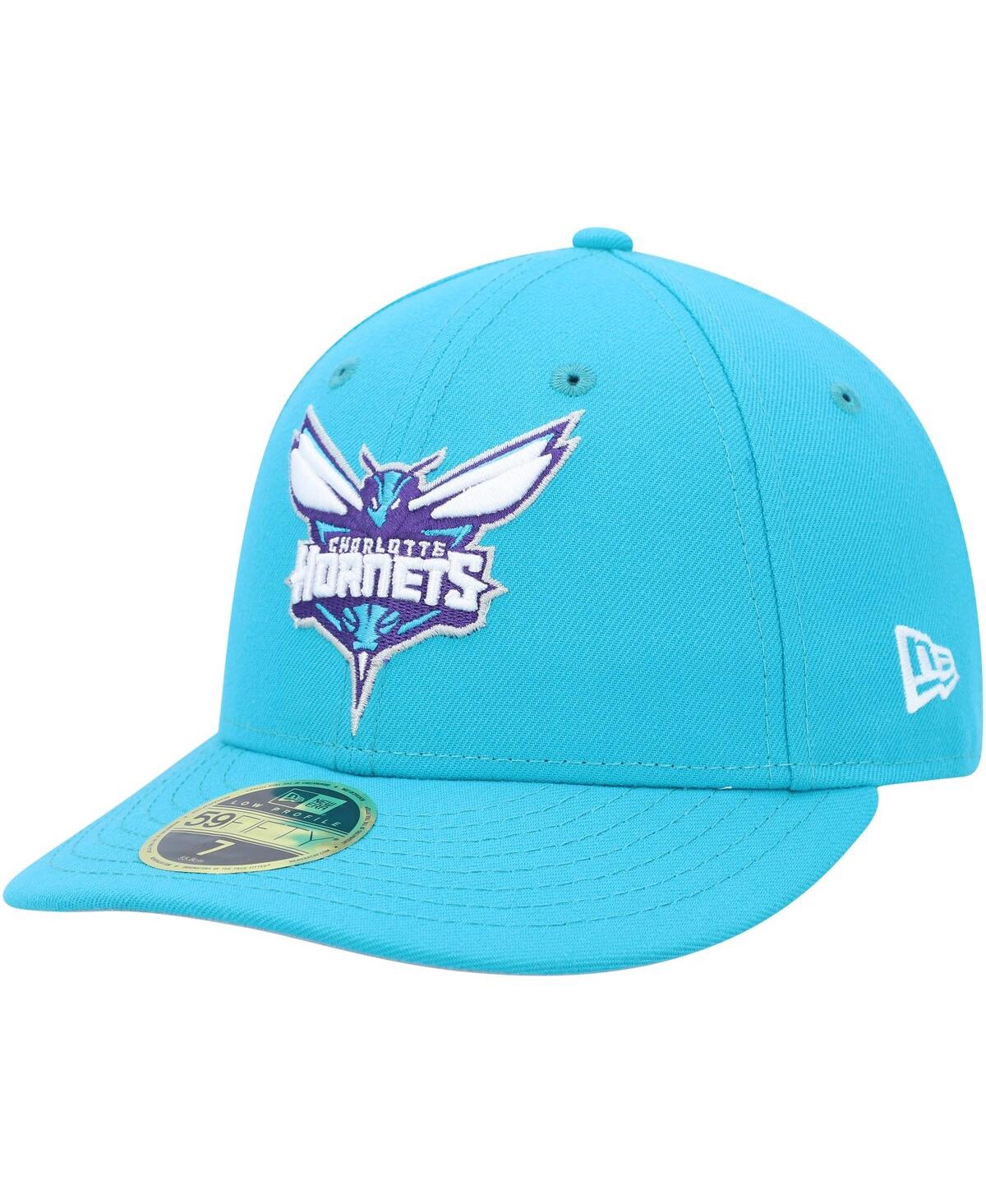 Men's New EraCharlotte Hornets Team Low Profile 59FIFTY Fitted Hat - Teal