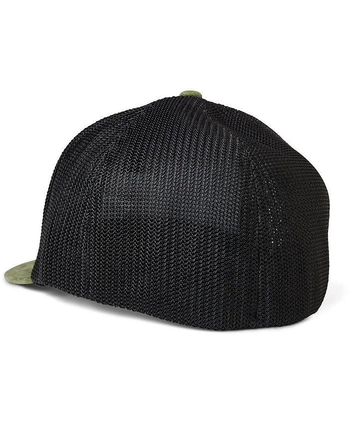 Fox Men's Olive Predominant Mesh Flexfit Flex Hat - Macy's