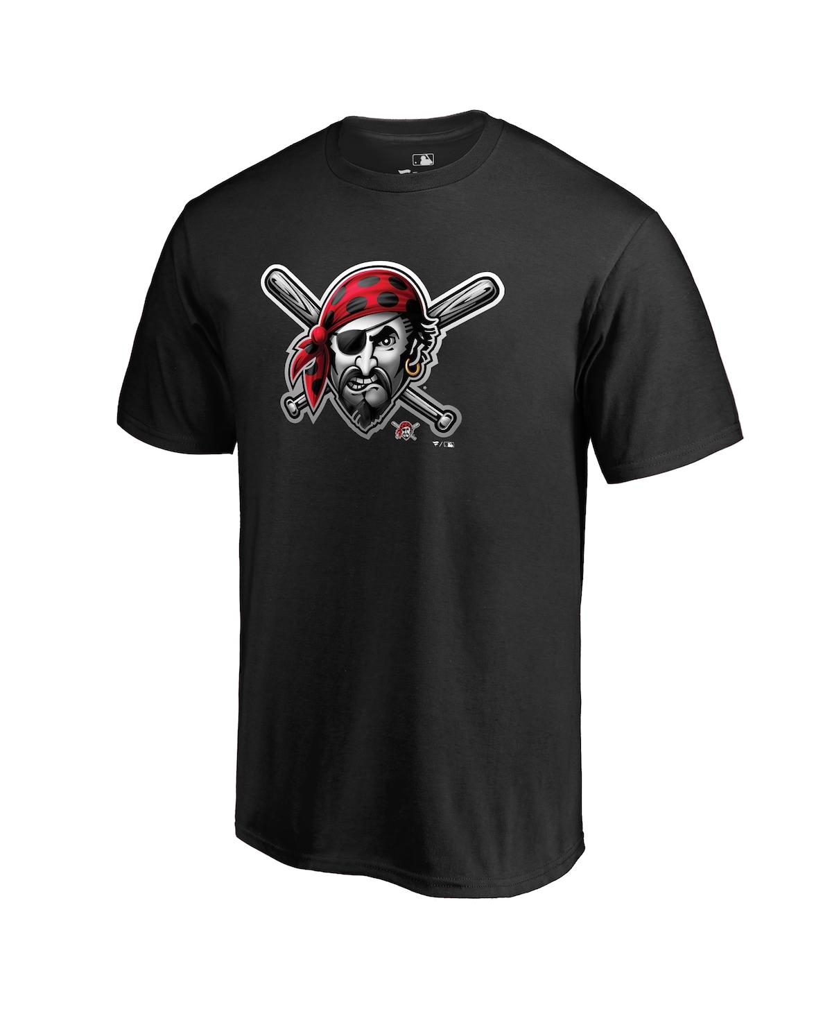 Fanatics Branded Black Pittsburgh Pirates Midnight Mascot T-shirt In Black