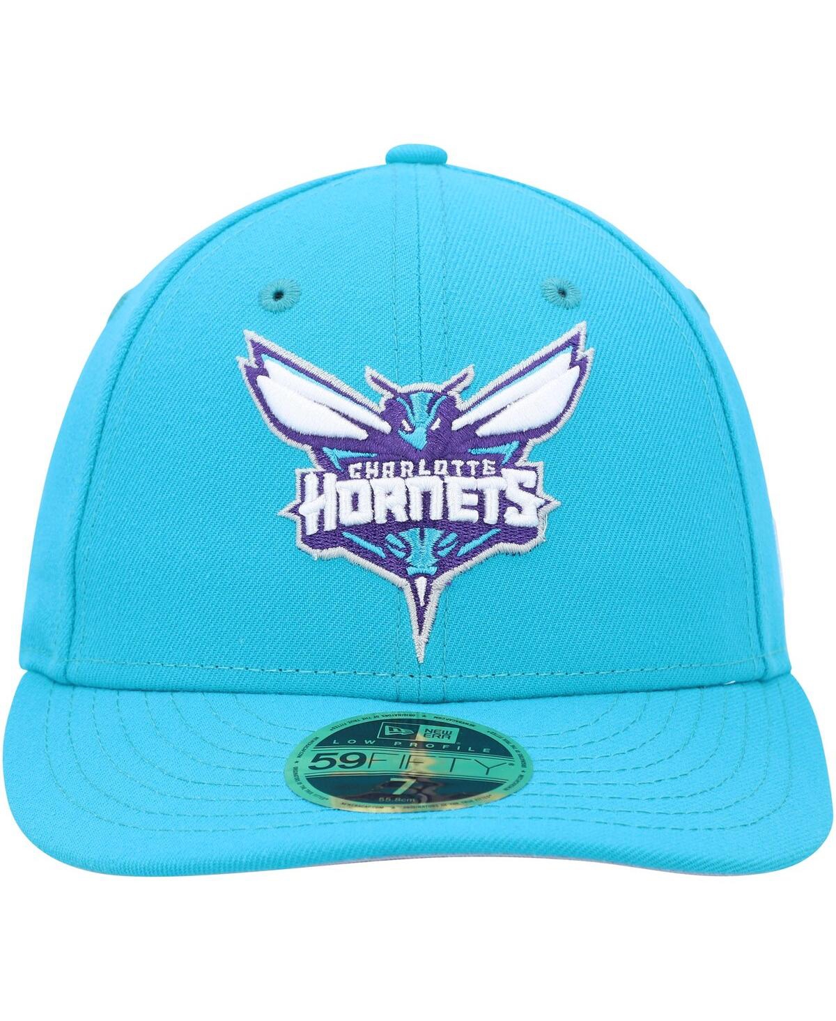 Men's New EraCharlotte Hornets Team Low Profile 59FIFTY Fitted Hat - Teal