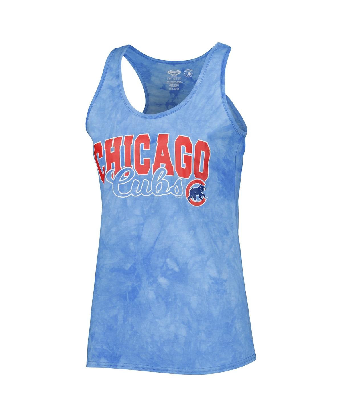 Women's Concepts SportChicago Cubs Billboard Racerback Tank Top and Shorts Sleep Set - Royal