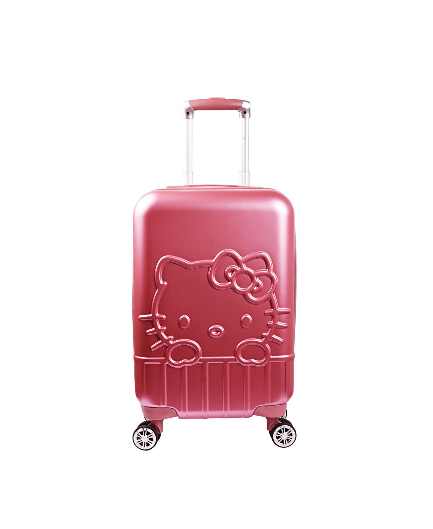 Чемодан FUL Hello Kitty 21" Hard-Sided Spinner Rolling Carry-On Luggage, цвет: Розовый — фото 3