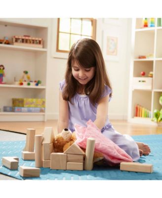 Melissa And Doug Melissa & Doug Standard Unit Solid-Wood Building ...